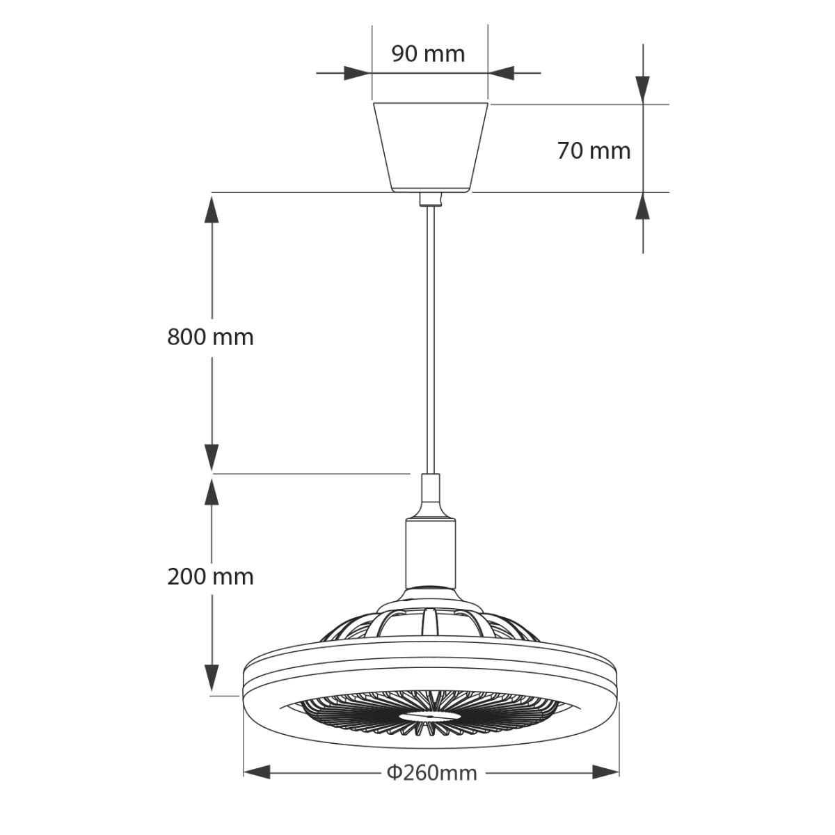 Люстра-вентилятор Escada Impulse 10210/S LED White в #REGION_NAME_DECLINE_PP#