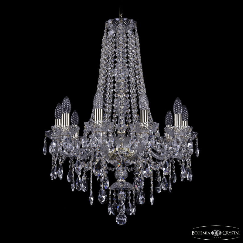 Подвесная люстра Bohemia Ivele Crystal 1415/10/200/h-75 G в Санкт-Петербурге