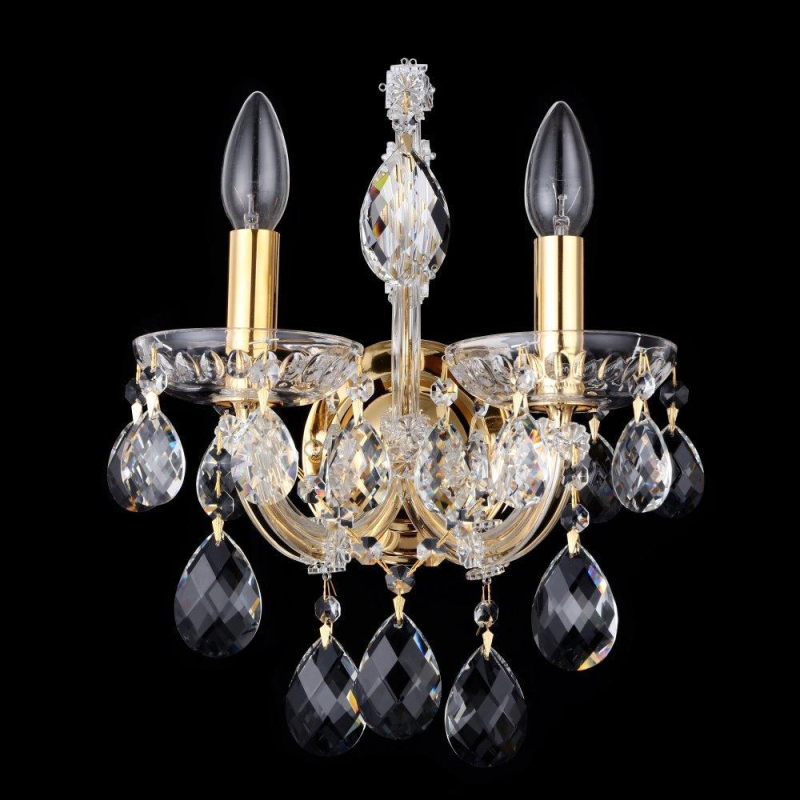 Бра Crystal Lux Isabel AP2 Gold/Transparent в Санкт-Петербурге