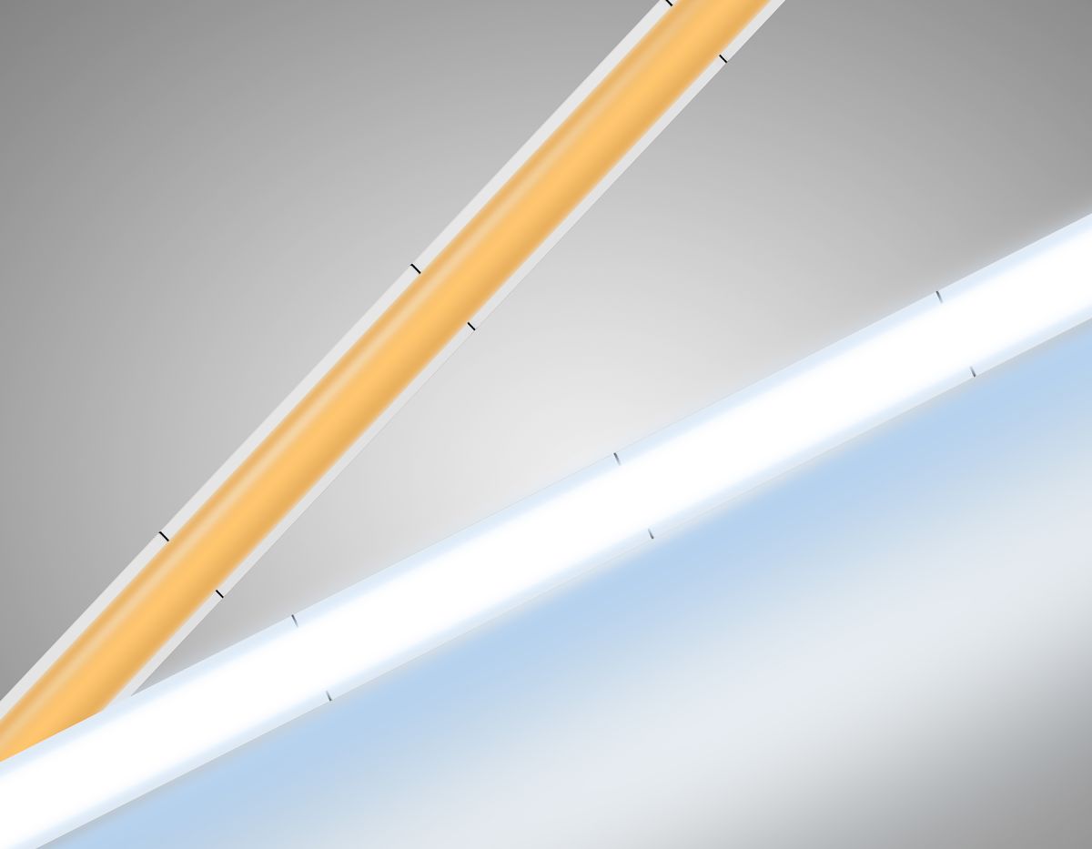 Светодиодная лента Ambrella Light Illumination COB 400Led/10W m/ 24V IP20 6500K/ 5m*5mm*2.1mm (2 конт.) GS4613 в Санкт-Петербурге