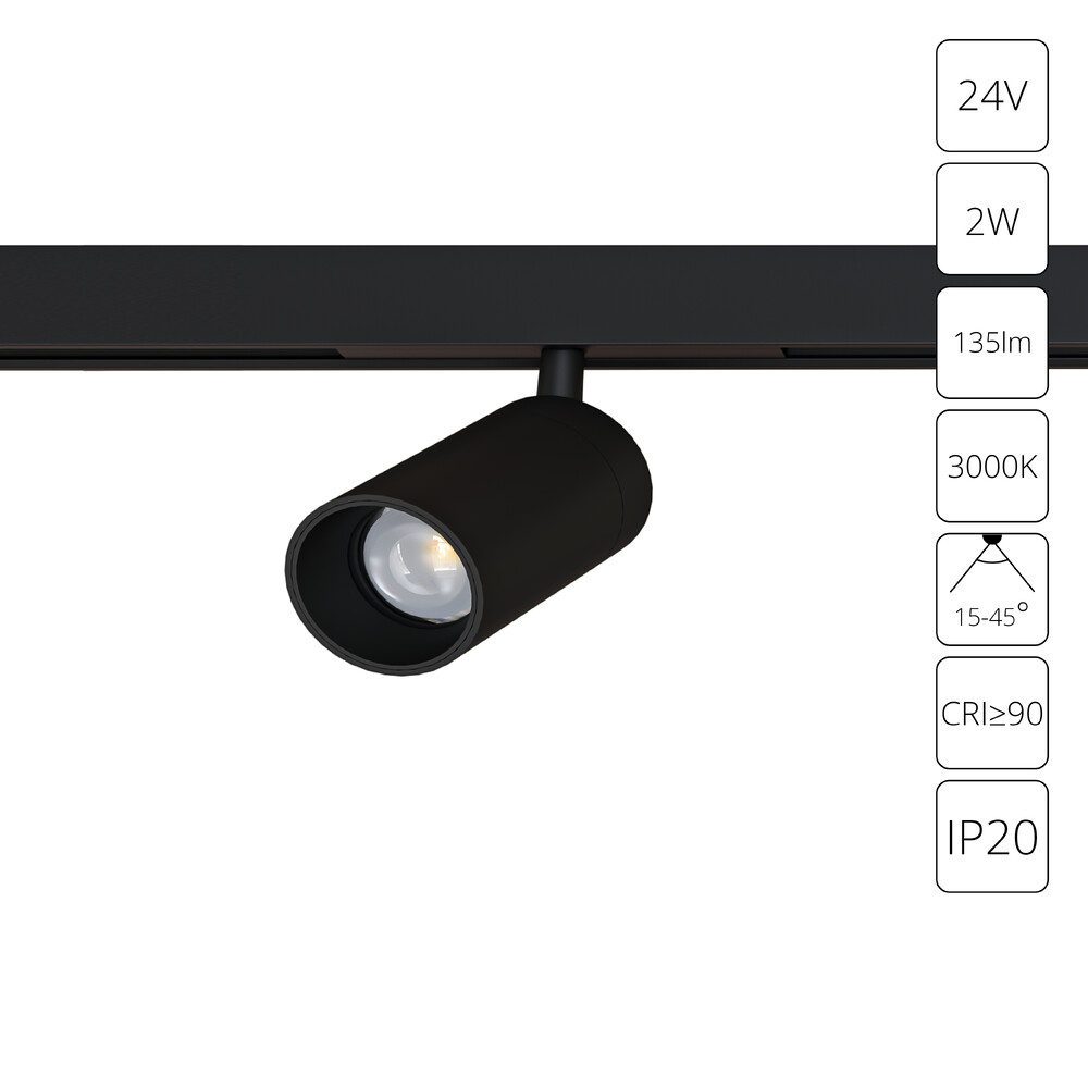 Трековый магнитный светильник Arte Lamp Presto A6327PL-1BK в Санкт-Петербурге
