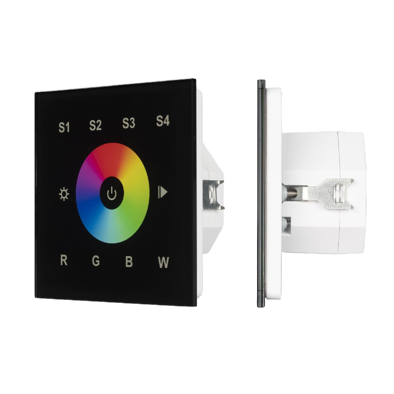 Сенсорная панель Arlight DALI-901-11-1G-4SC-RGBW-DT8-IN Black BUS/230V 037199 в Санкт-Петербурге