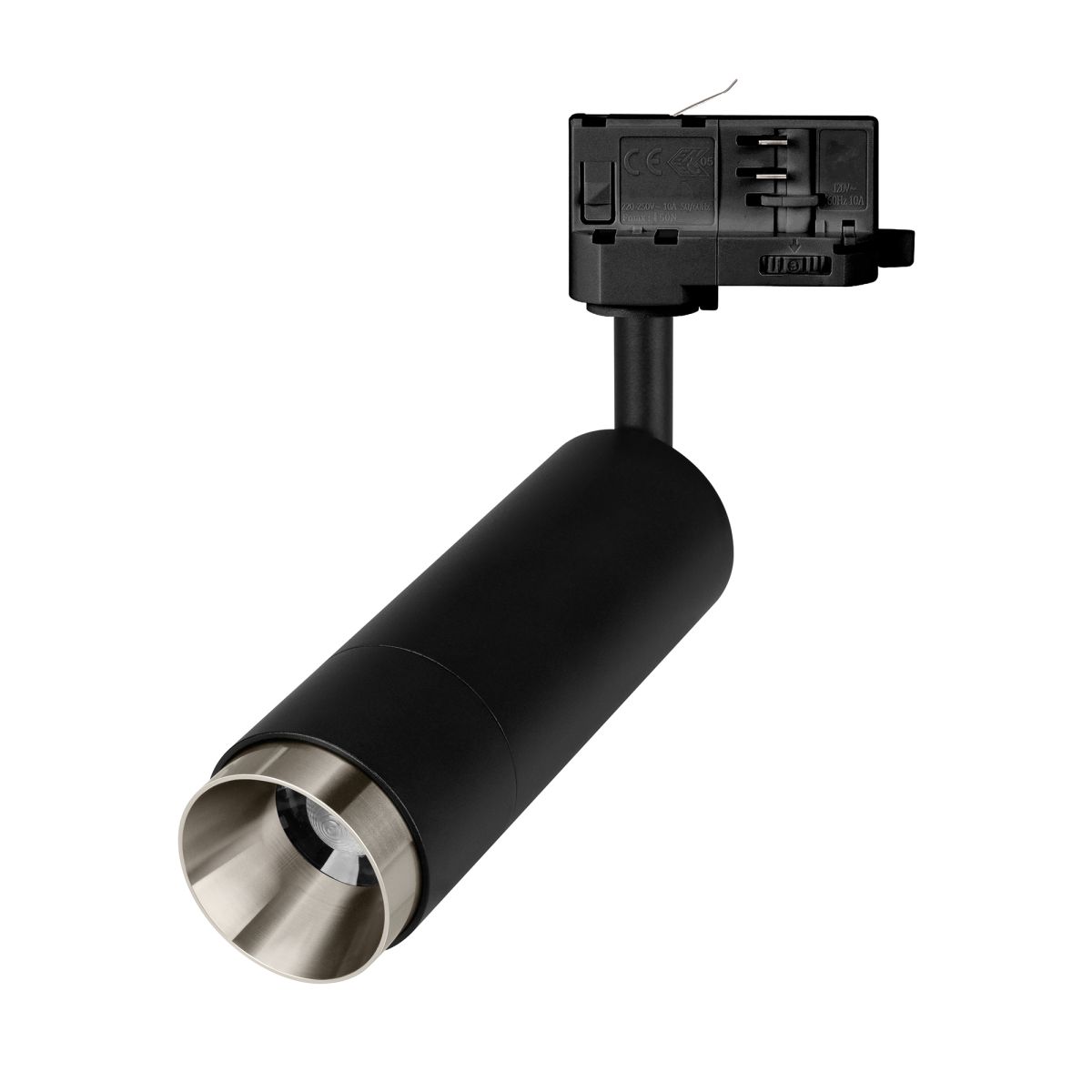 Трековый трехфазный светильник Arlight LGD-GESTIA-TRACK-4TR-R51-10W Day4000 (BK-NI, 25-50 deg, 230V) (IP20 Металл) 059384 в Санкт-Петербурге