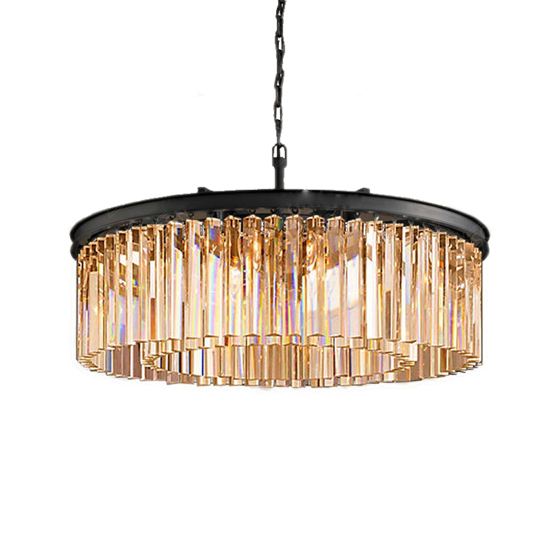 Подвесная люстра DeLight Collection 1920s Odeon 9513P/600R black/amber в Санкт-Петербурге