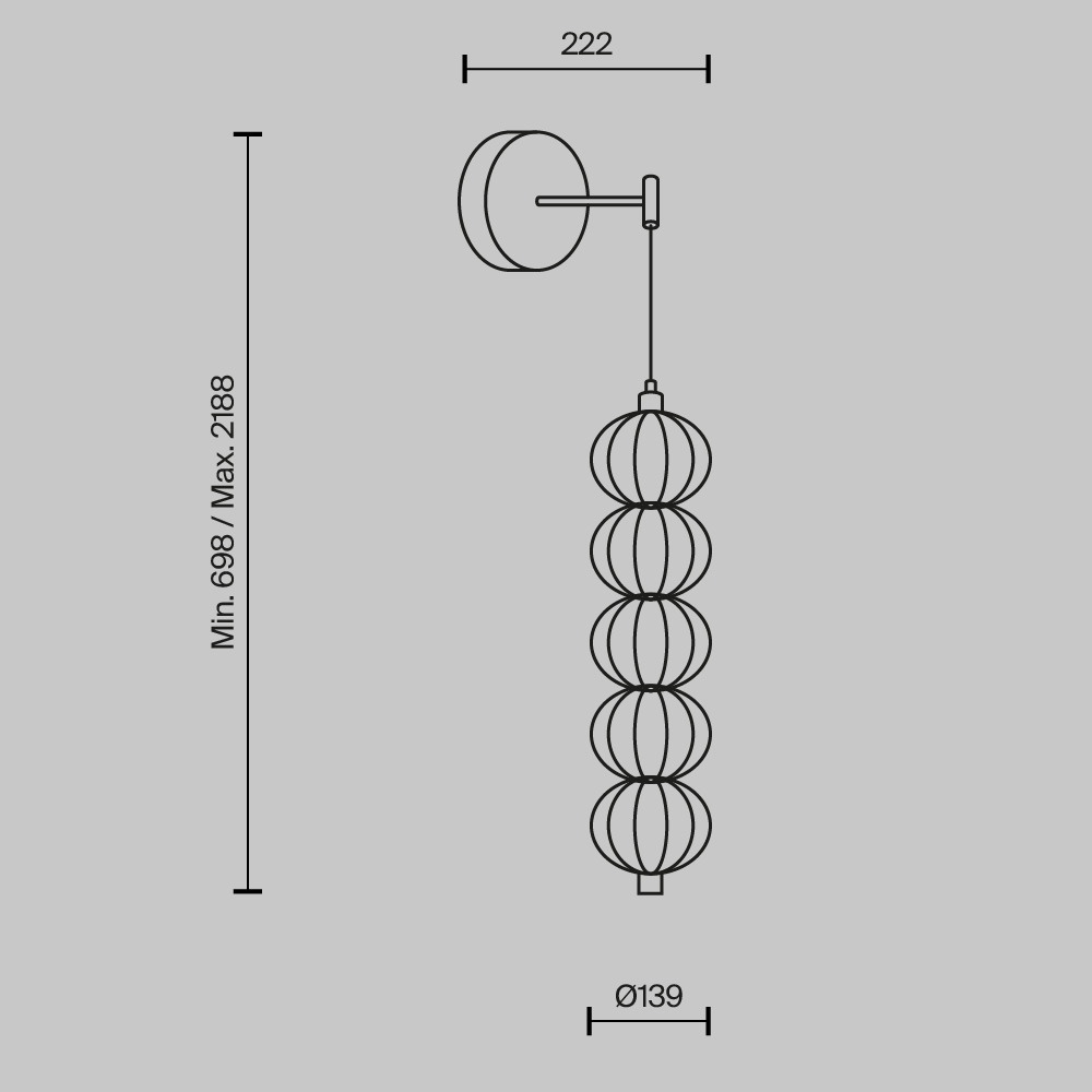 Бра LED Maytoni Golden Cage MOD216WL-L10G3K в Санкт-Петербурге