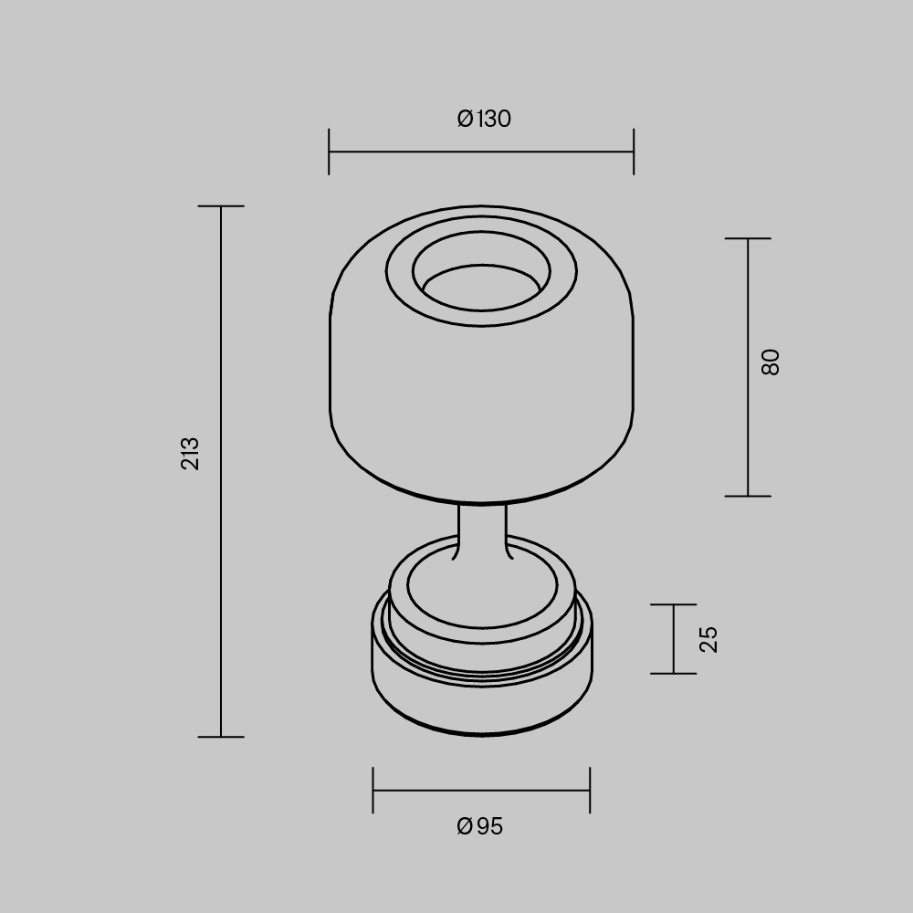 Настольная лампа с аккумулятором Maytoni Spirito MOD286RL-L3B3K в #REGION_NAME_DECLINE_PP#