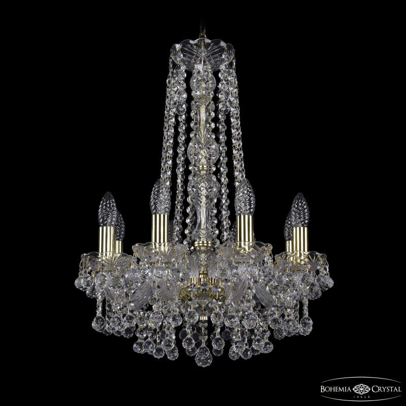 Подвесная люстра Bohemia Ivele Crystal 1409/8/141/h-59 G в Санкт-Петербурге