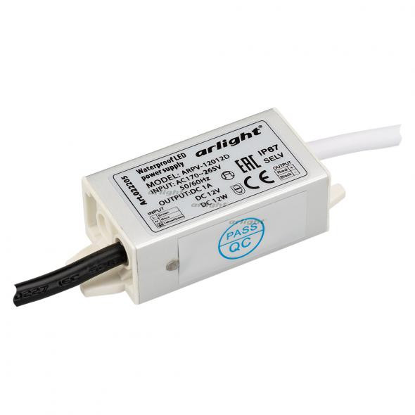 Блок питания Arlight ARPV-12012-D (12V, 1.0A, 12W) 022205 в Санкт-Петербурге