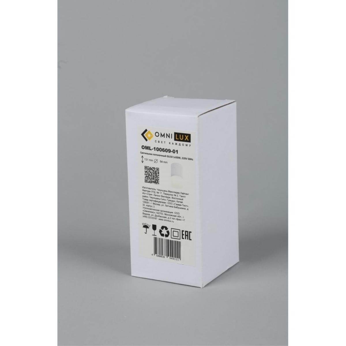 Потолочный светильник Omnilux Lucido OML-100609-01 в Санкт-Петербурге