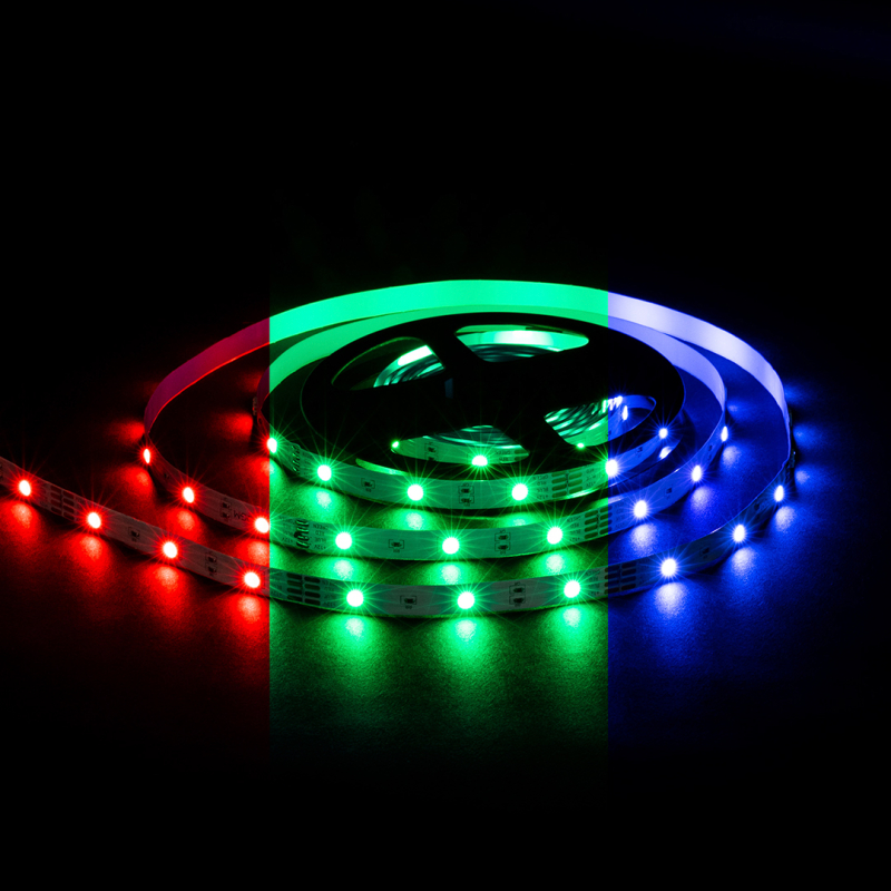 Светодиодная лента Apeyron 12В 5050 7,2Вт/м RGB 5м IP20 LSE-280 в Санкт-Петербурге