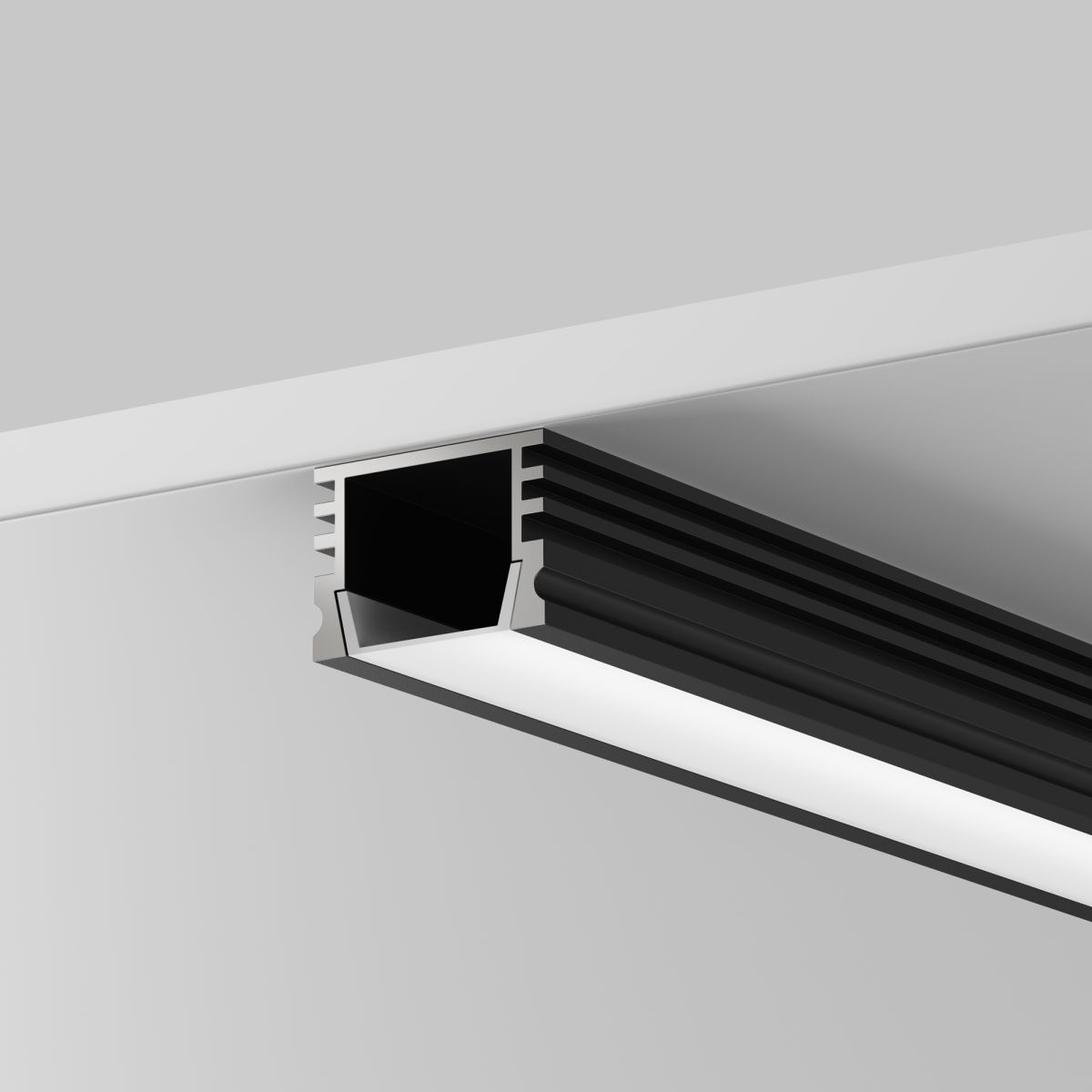 Алюминиевый профиль накладной Maytoni Led Strip ALM-005-B-2M 631005 в Санкт-Петербурге