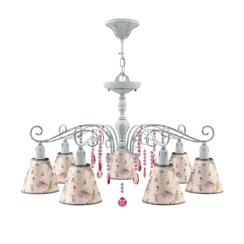 Подвесная люстра Lamp4you Provence E4-07-G-LMP-O-14-CRL-E4-07-PK-DN в Санкт-Петербурге