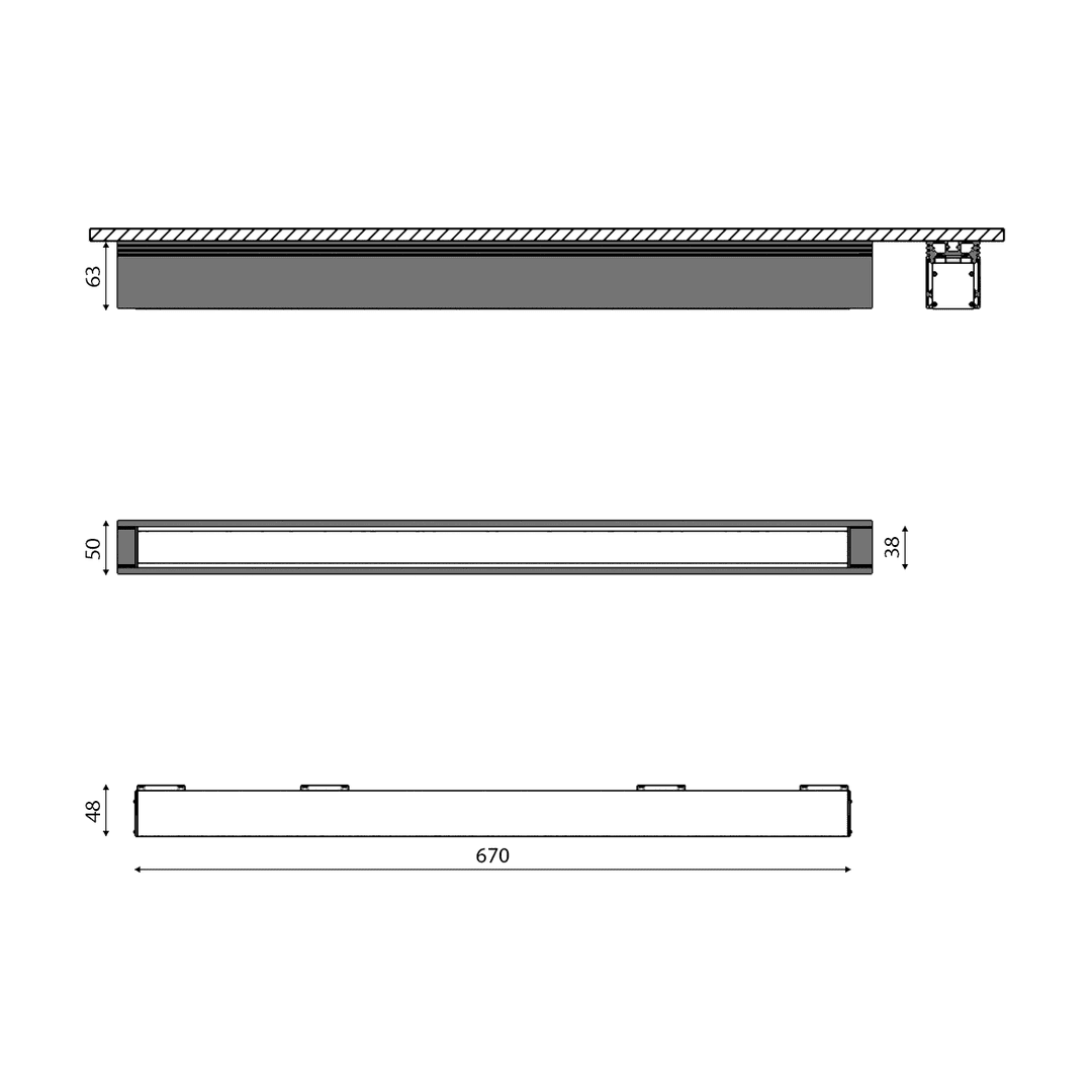 Трековый светильник DesignLed SY-601212-BL-24-NW 003584 в Санкт-Петербурге