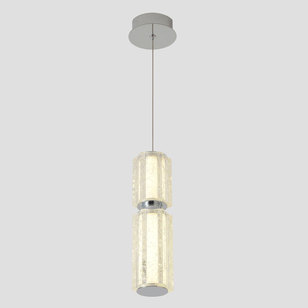 Подвесной светильник Crystal Lux ANTIQUE SP23W LED CHROME в Санкт-Петербурге
