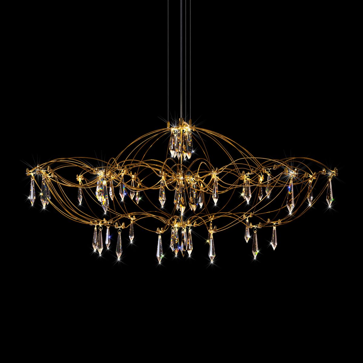 Подвесная люстра Loft IT Mira 10586/900 Gold Asfour в Санкт-Петербурге