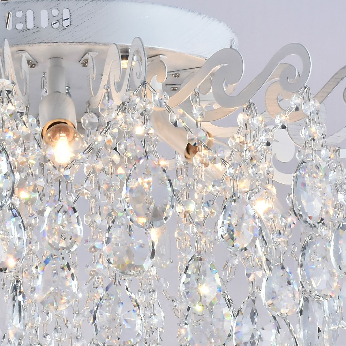 Потолочная люстра Reluce 04033-0.3-07 WH+SILVER PN в Санкт-Петербурге