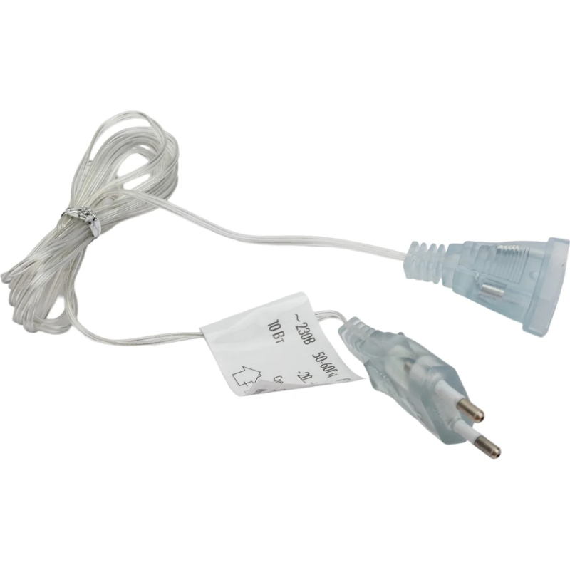 Удлинитель для гирлянд Uniel UCX-Y25/10W-200 Clear UL-00007299 в Санкт-Петербурге