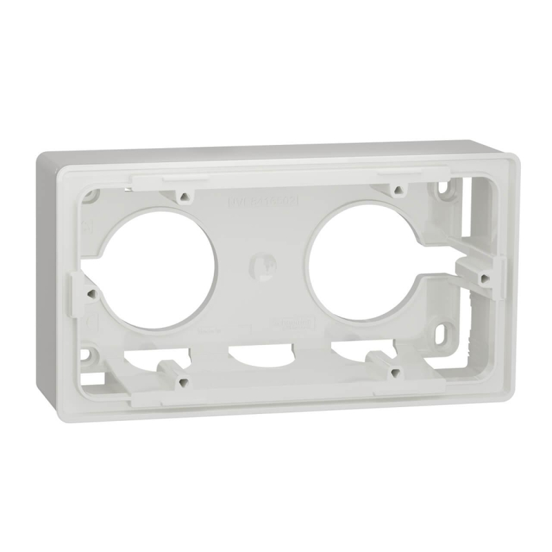 Коробка двухмодульная для открытой установки Schneider Electric Unica New NU800418 в Санкт-Петербурге