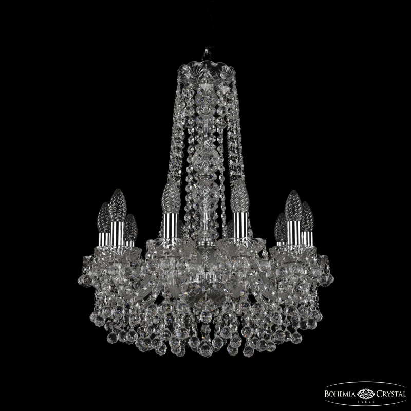 Подвесная люстра Bohemia Ivele Crystal 1409/10/160/h-60 Ni в Санкт-Петербурге