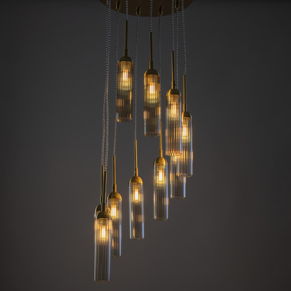 Каскадная люстра Freya Borgy FR5379PL-10G в #REGION_NAME_DECLINE_PP#