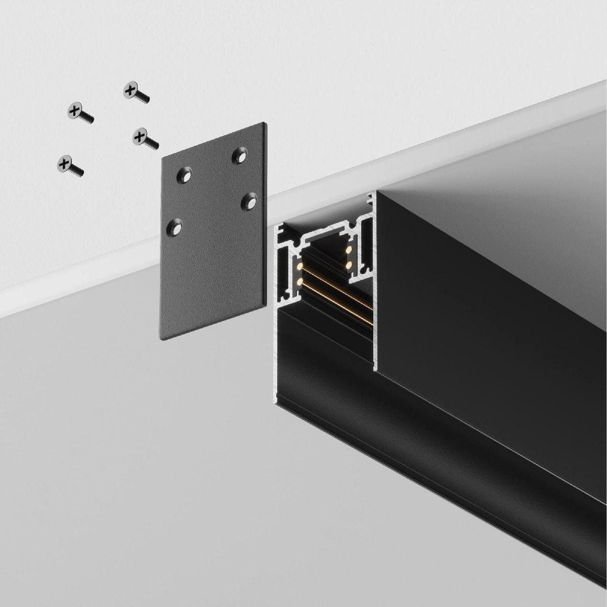 Шинопровод накладной Maytoni Busbar trunkings Gravity TRX010-411B в #REGION_NAME_DECLINE_PP#