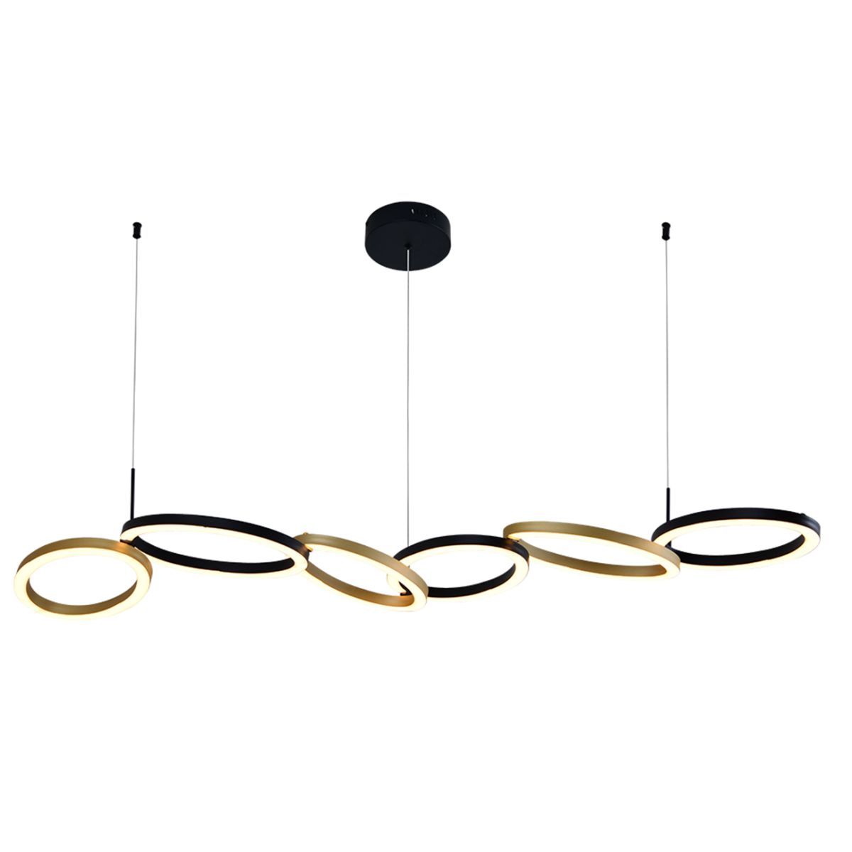 Подвесной светильник Indigo Anello 14034/C/6P Black в Санкт-Петербурге