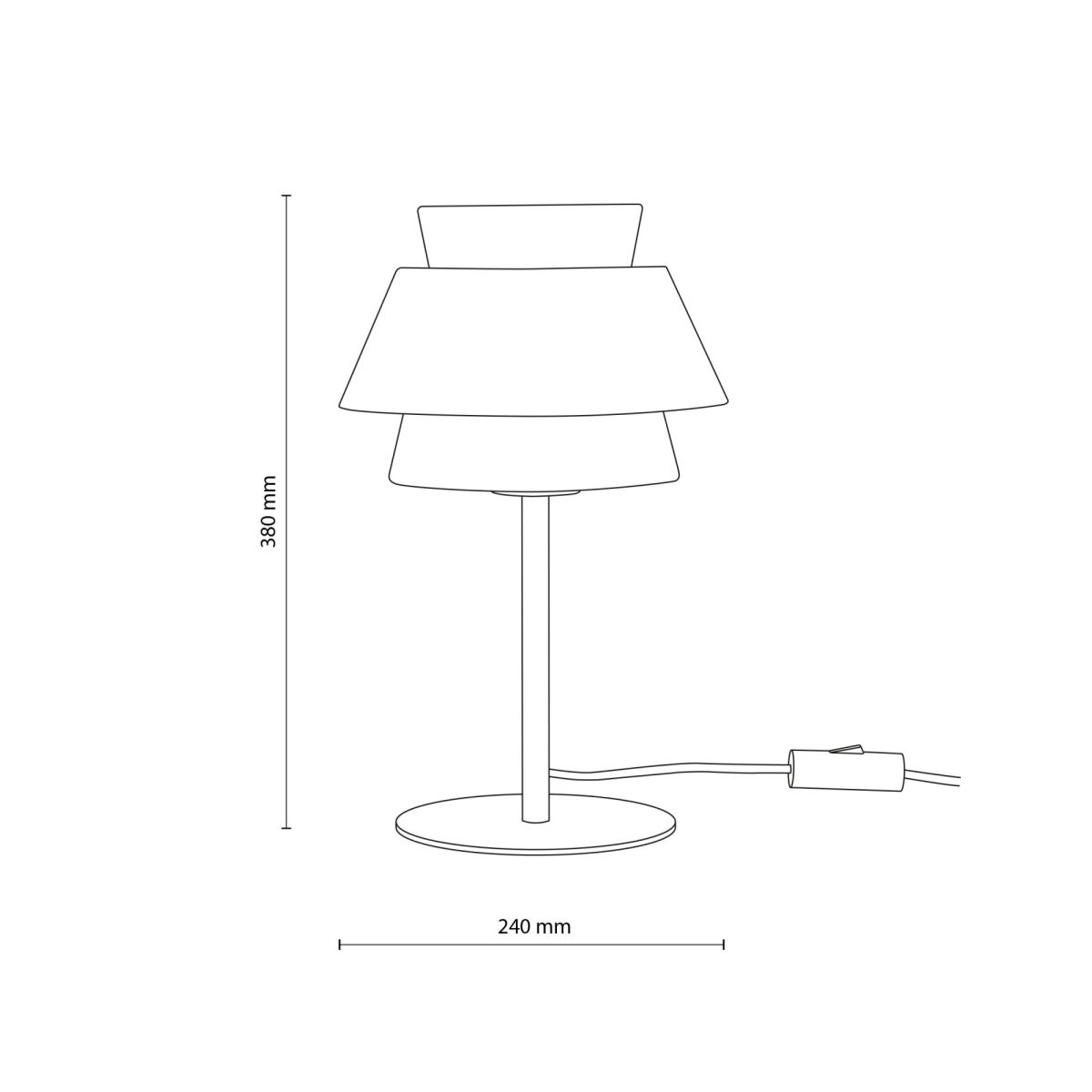 Настольная лампа TK Lighting 16222 Kalum a073047 в Санкт-Петербурге