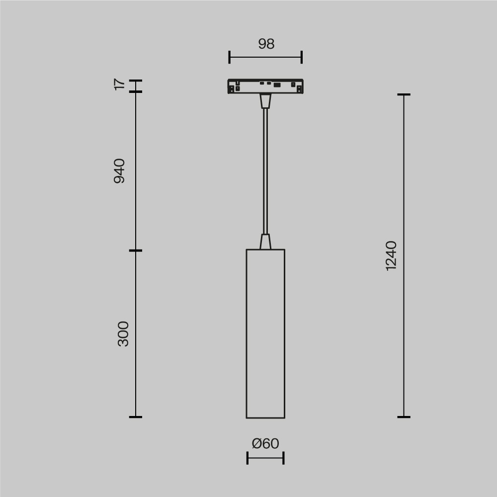 Трековый магнитный светильник Maytoni Technical Focus LED TR016-2-12W4K-B-1 в Санкт-Петербурге