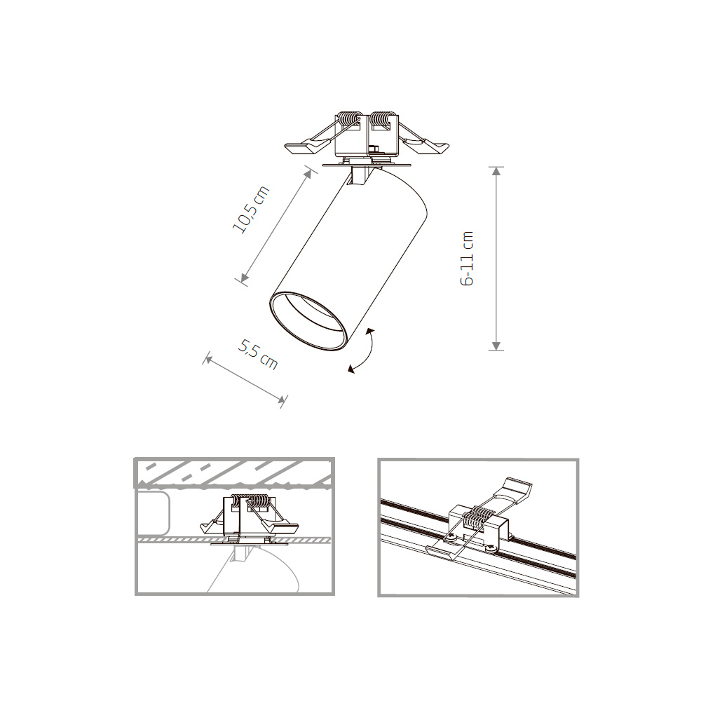 Спот Nowodvorski Mono Surface 7688 в Санкт-Петербурге