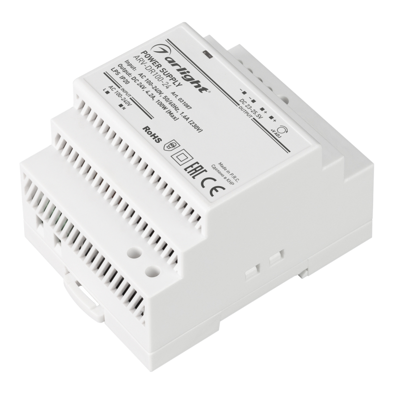Блок питания Arlight ARV-DR100-24 (24V, 4.2A, 100W) 031087 в Санкт-Петербурге