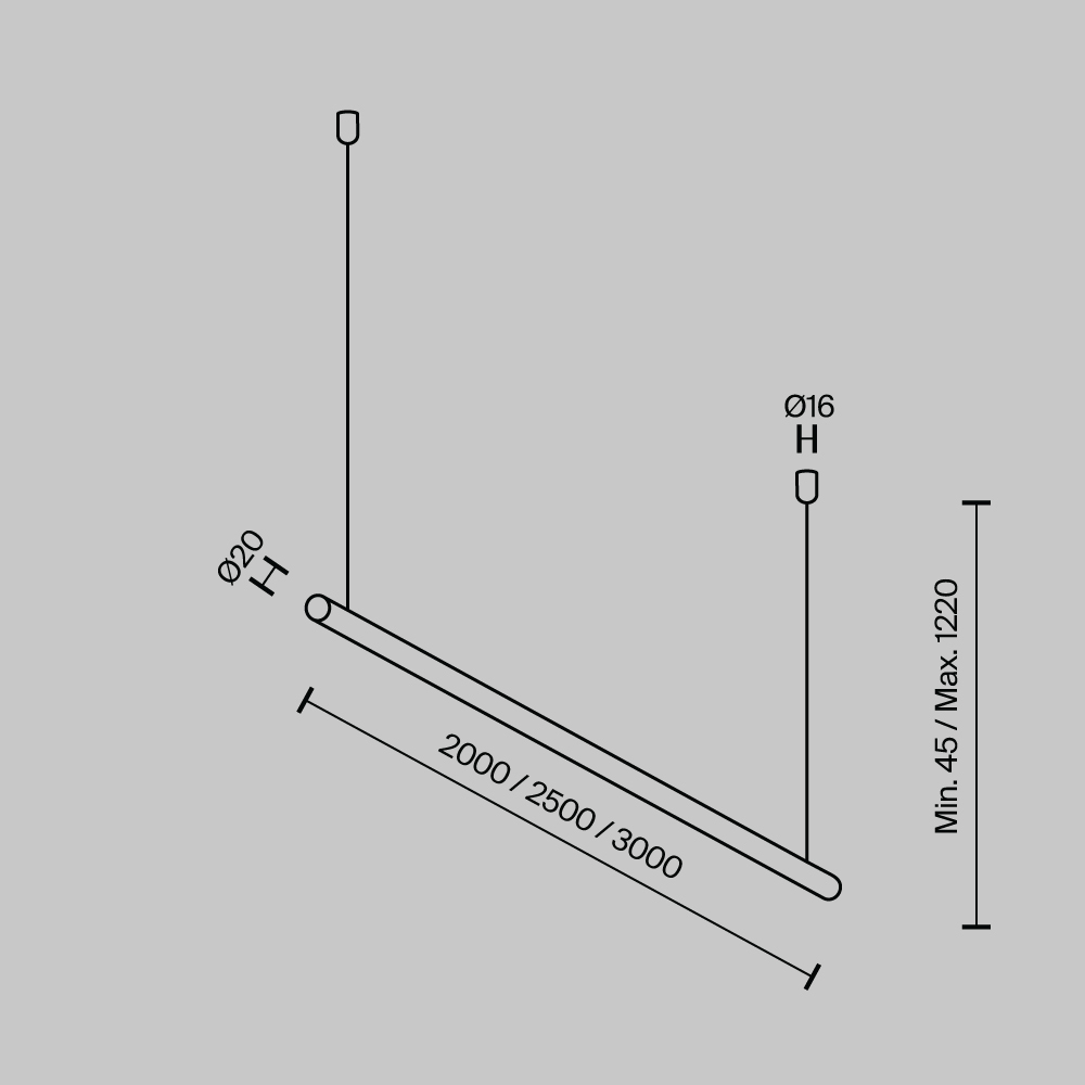 Подвес для опорного стержня Maytoni Pendant system Parity TRA130SWK-B в #REGION_NAME_DECLINE_PP#