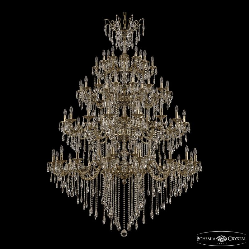 Подвесная люстра Bohemia Ivele Crystal Florence 71105/24+24+24+16/590/XL/4d B GB Y1 в Санкт-Петербурге
