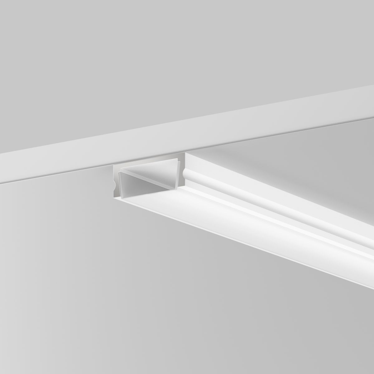Алюминиевый профиль накладной 15x6 Maytoni Led Strip ALM-001-W-2M 631004 в Санкт-Петербурге