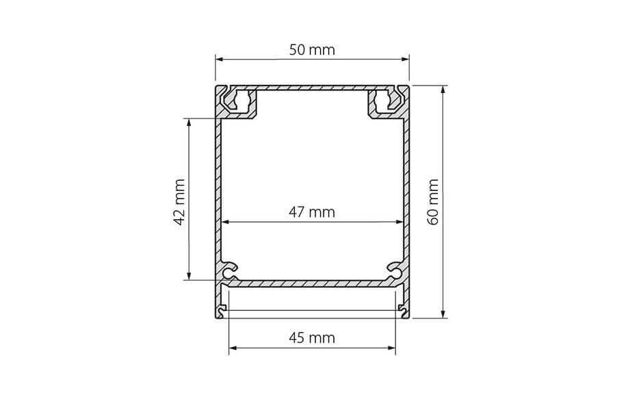 Профиль Arlight BOX60-ONTOP-2000 ANOD 017358 в Санкт-Петербурге