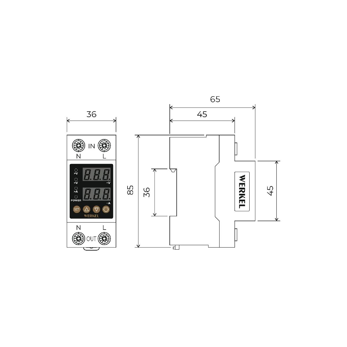 Реле напряжения Werkel W932P63R 4690389204425 a066459 в Санкт-Петербурге