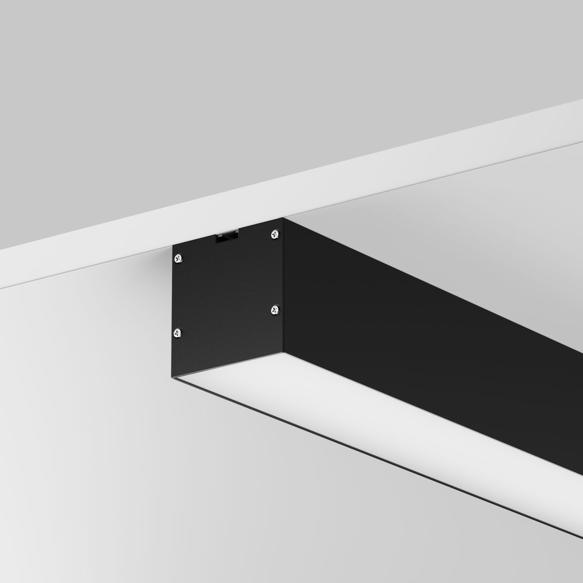 Алюминиевый профиль накладной-подвесной 50x50 Maytoni Led Strip ALM-5050T-B-3M 633009 в Санкт-Петербурге