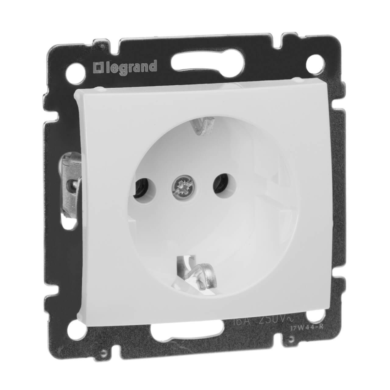 Розетка 2К+3 Legrand Valena 16A 250V с/з винтовой зажим белая 774420 в Санкт-Петербурге