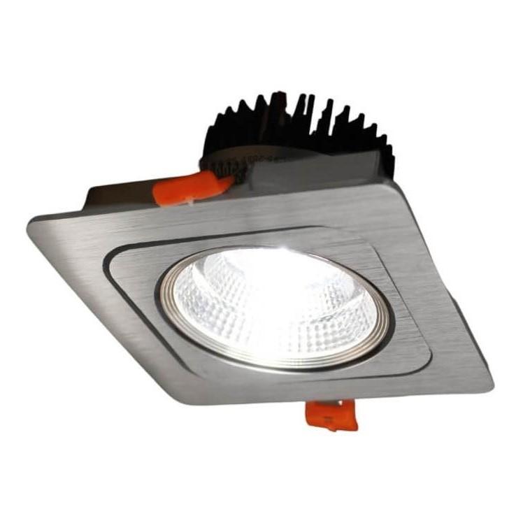 Встраиваемый светодиодный светильник Lumina Deco Fostis LDC 8064-SS-7WCOB-L98*W98 SL в Санкт-Петербурге