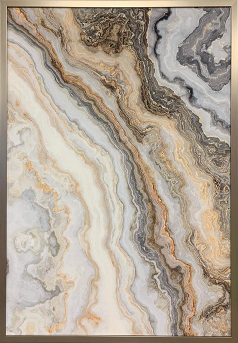 Постер Серый мрамор Garda Decor 89VOR-MARBLE4 в Санкт-Петербурге