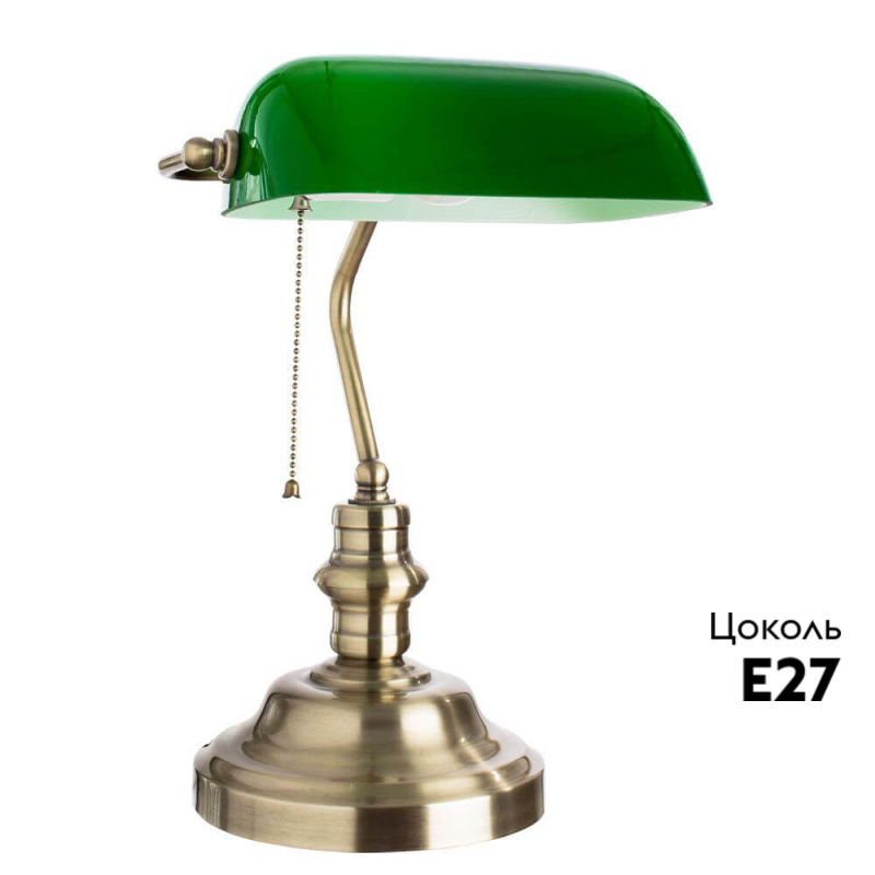 Настольная лампа Arte Lamp Banker A2492LT-1AB в #REGION_NAME_DECLINE_PP#