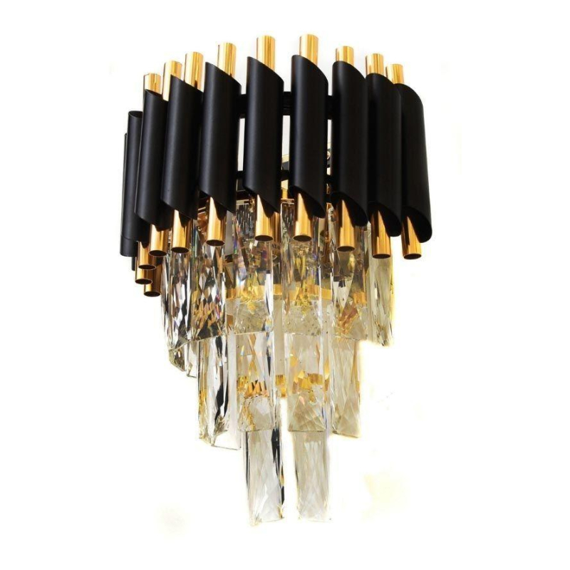 Настенный светильник Lumina Deco Funneli LDW 6003-2 BK+F.GD в Санкт-Петербурге