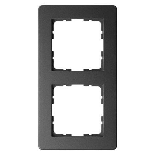 Рамка Jasmart G-Flex 2-постовая черный матовый (soft touch) поликарбонат G1102PB в Санкт-Петербурге