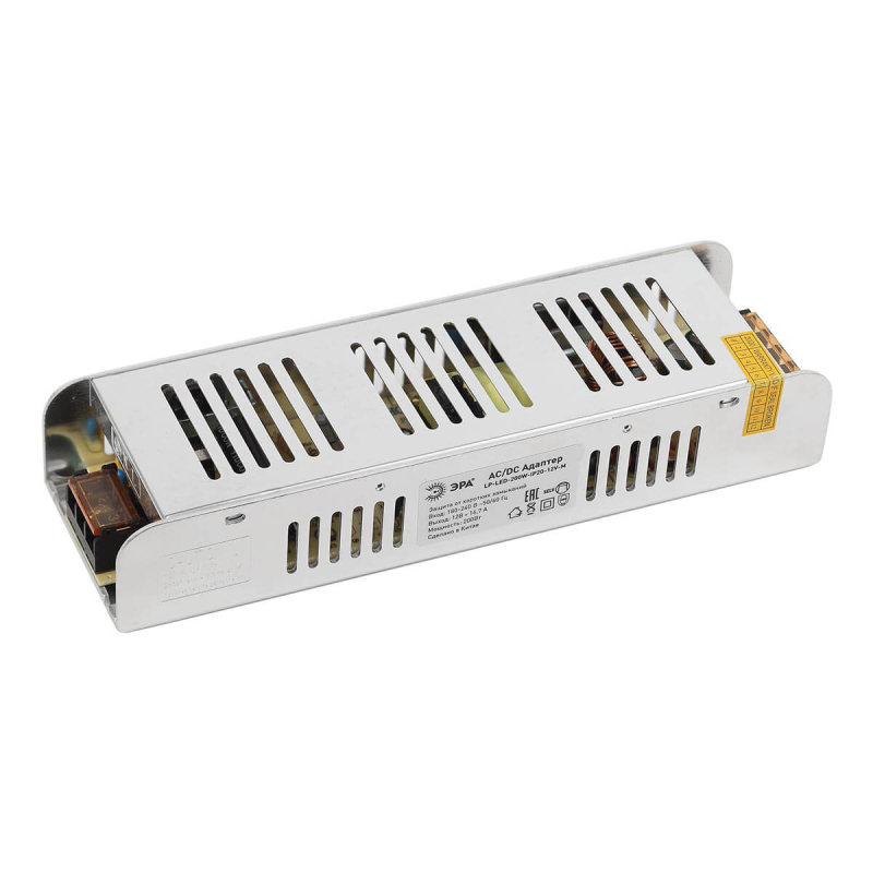 Блок питания ЭРА 12V 200W IP20 16,7A LP-LED-200W-IP20-12V-M Б0044743 в Санкт-Петербурге