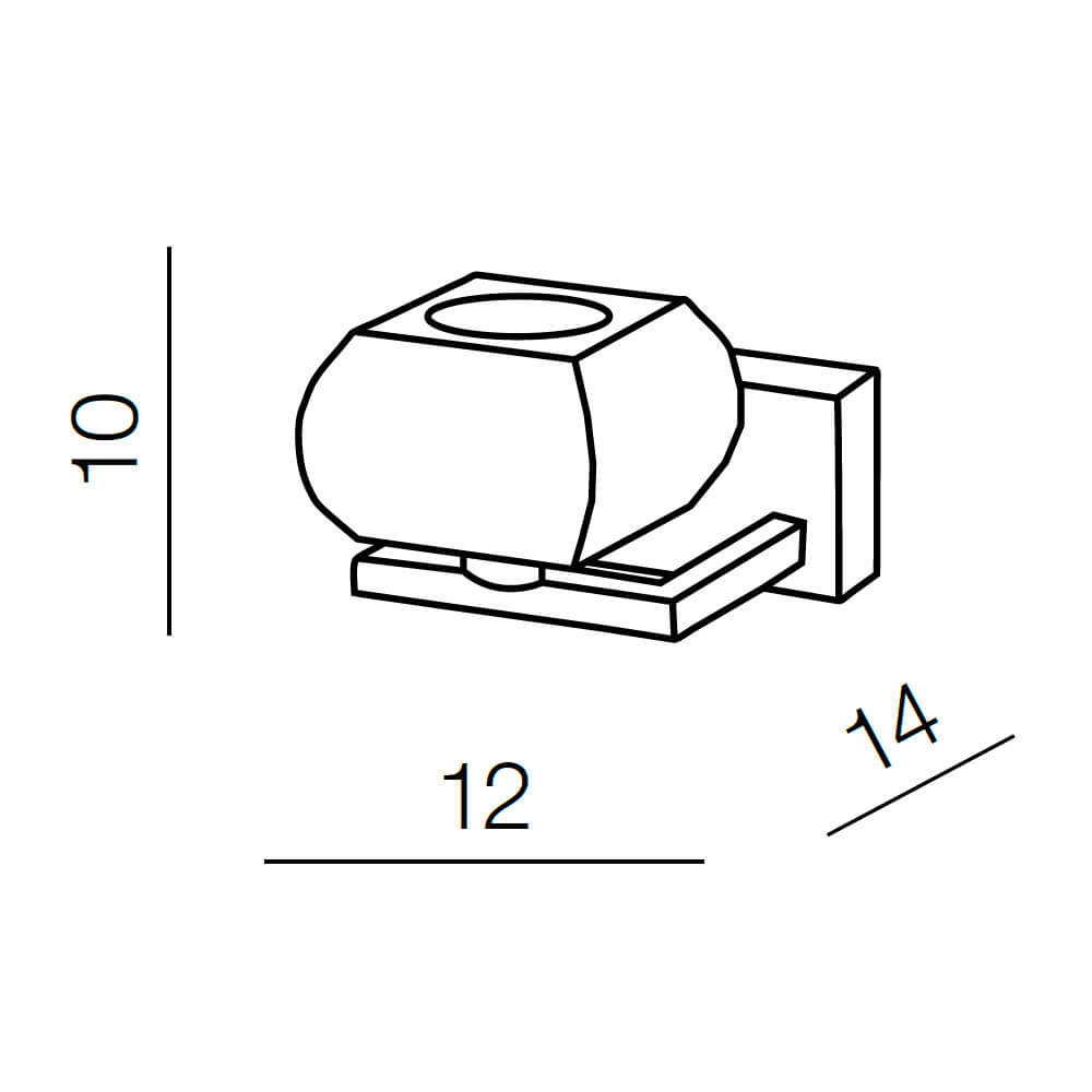 Бра Azzardo Rubic 1 wall AZ0488 в Санкт-Петербурге