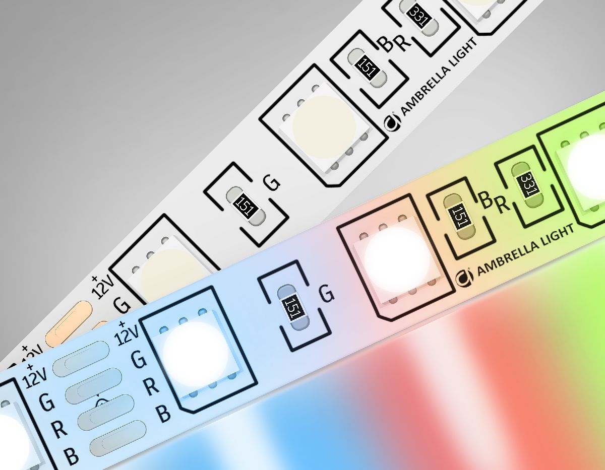 Светодиодная лента Ambrella Light LED Strip 12В 5050 14,4Вт/м RGB 5м IP20 GS2202 в Санкт-Петербурге