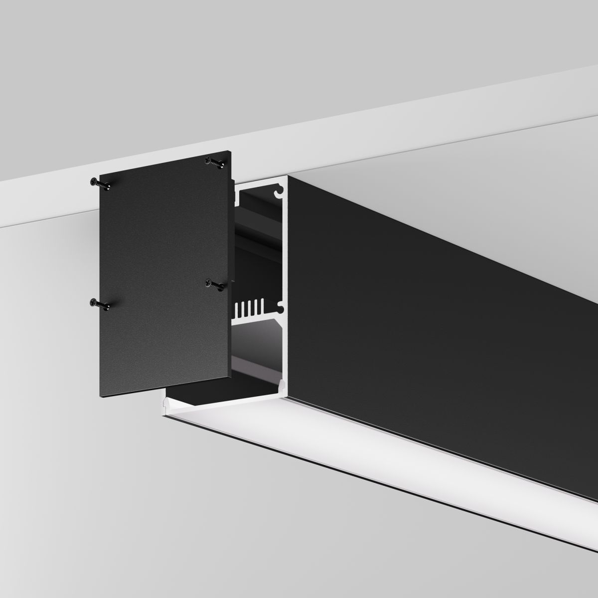 Комплект заглушек (для профиля ALM-5070-В-2М) 2 шт Maytoni ALM-5070-B-EC в Санкт-Петербурге