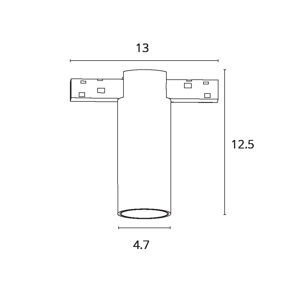 Трековый магнитный светильник Arte Lamp Optima A7269PL-1WH в Санкт-Петербурге
