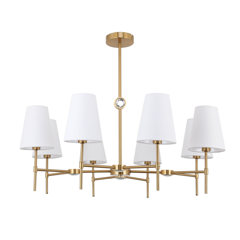 Люстра на штанге Arte lamp Daniella A4104LM-8PB в #REGION_NAME_DECLINE_PP#