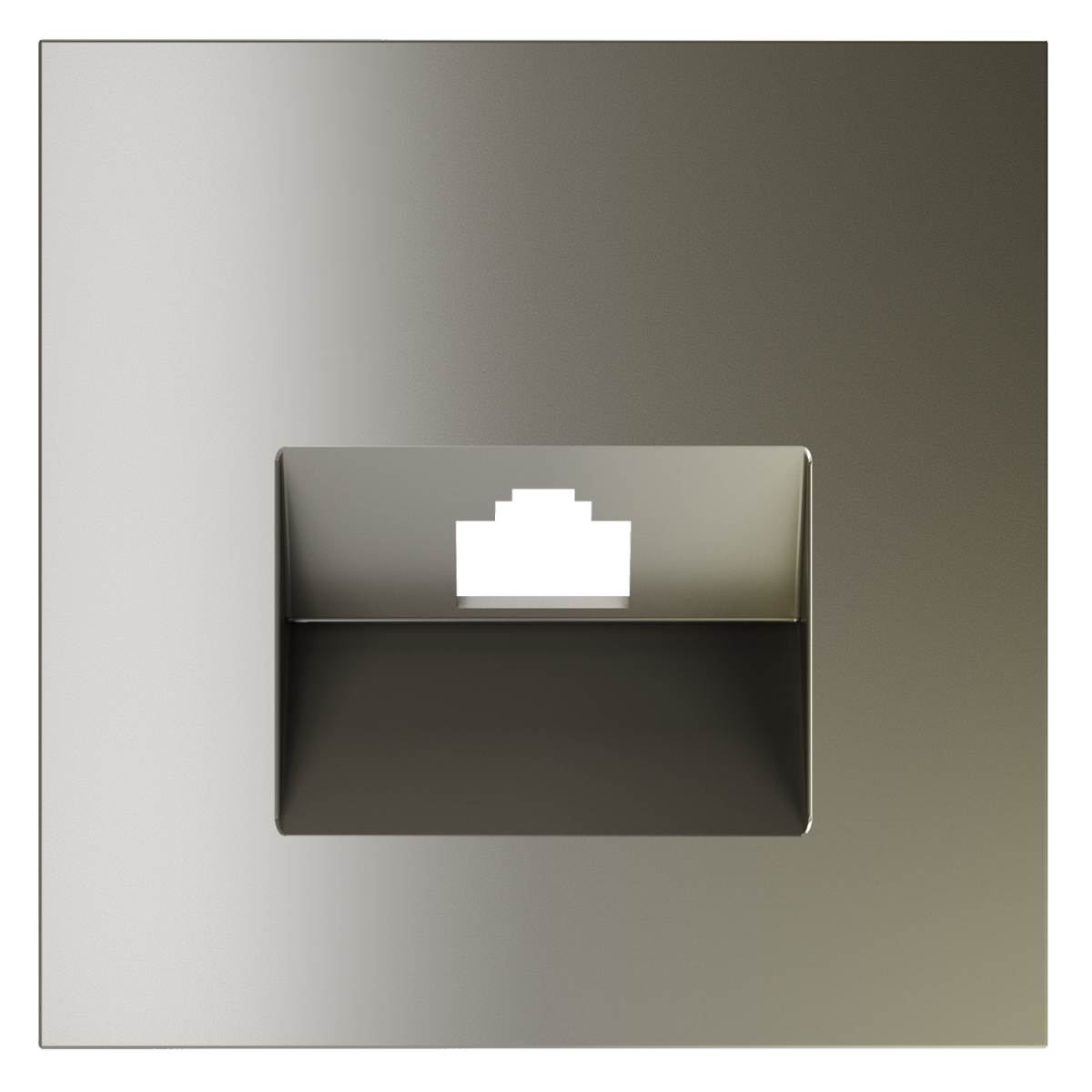 Накладка для розетки компьютерной RJ45 кат.6 Voltum S70 (шелк) VLS001304 в #REGION_NAME_DECLINE_PP#