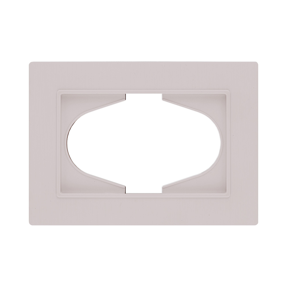 Рамка для двойной розетки, кашемир матовый Kollinger Eleganz Plex EP120CM в #REGION_NAME_DECLINE_PP#